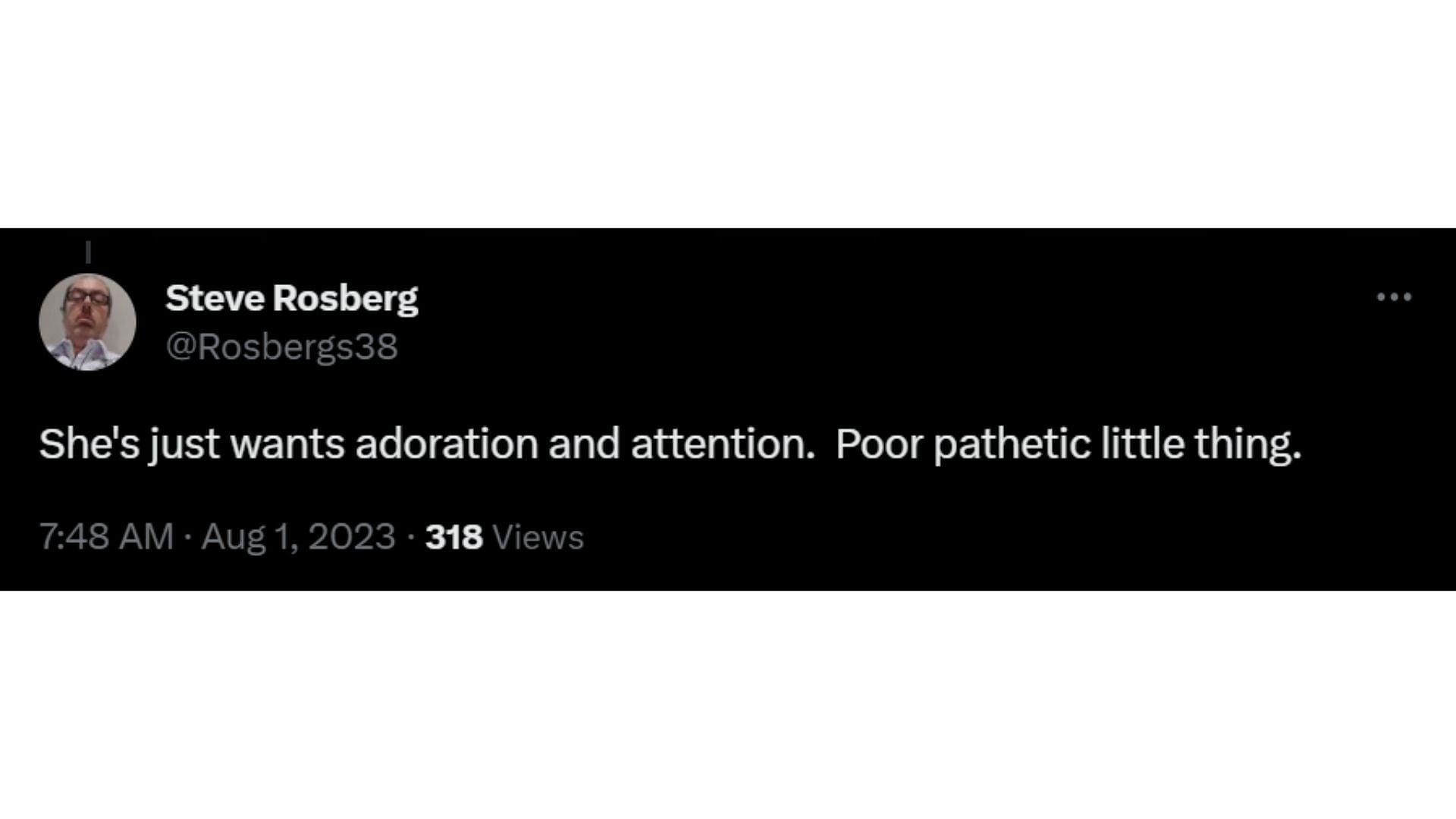 A fan's reaction